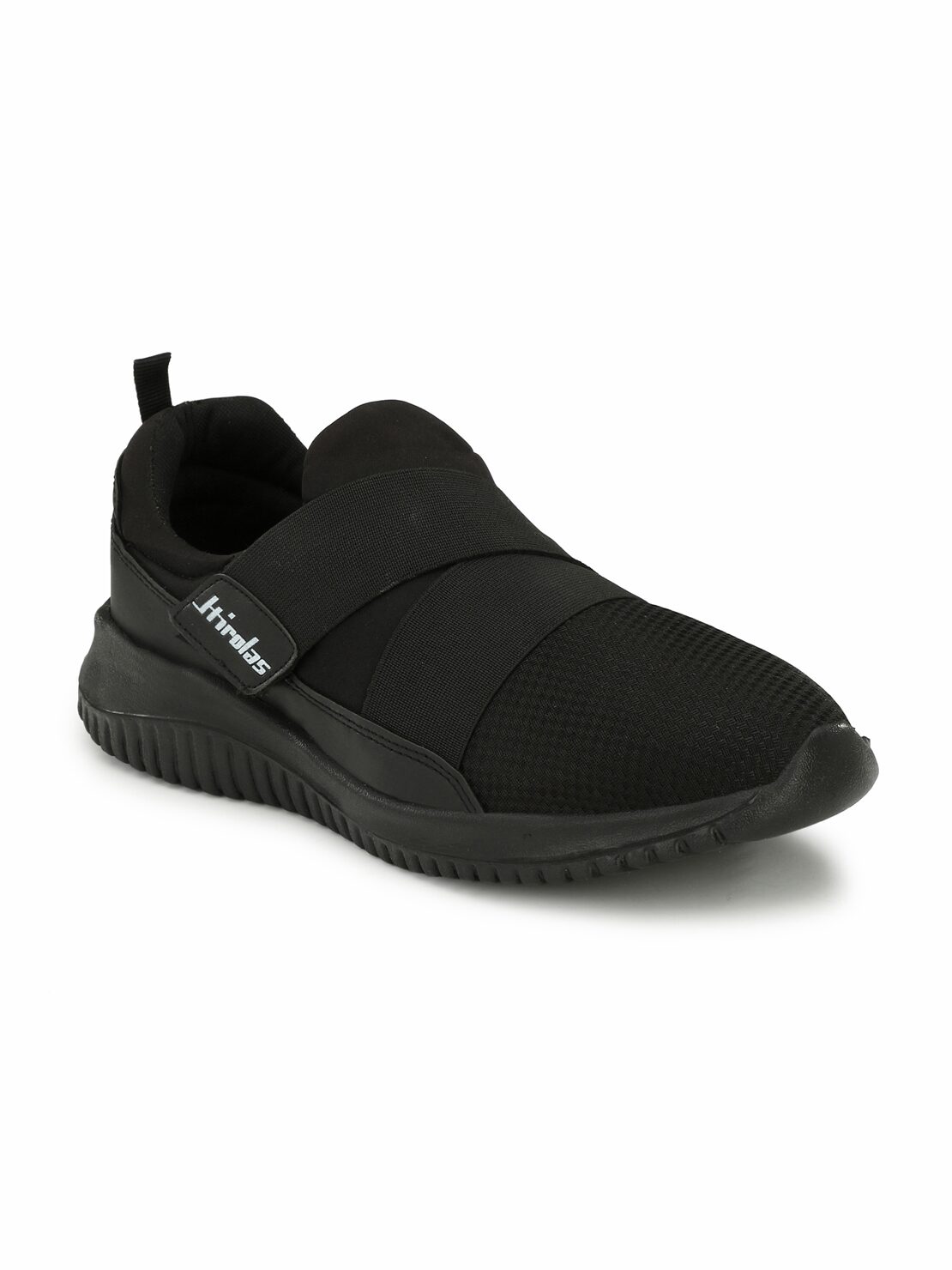 

Hirolas Men Walking Shoes ( Black )