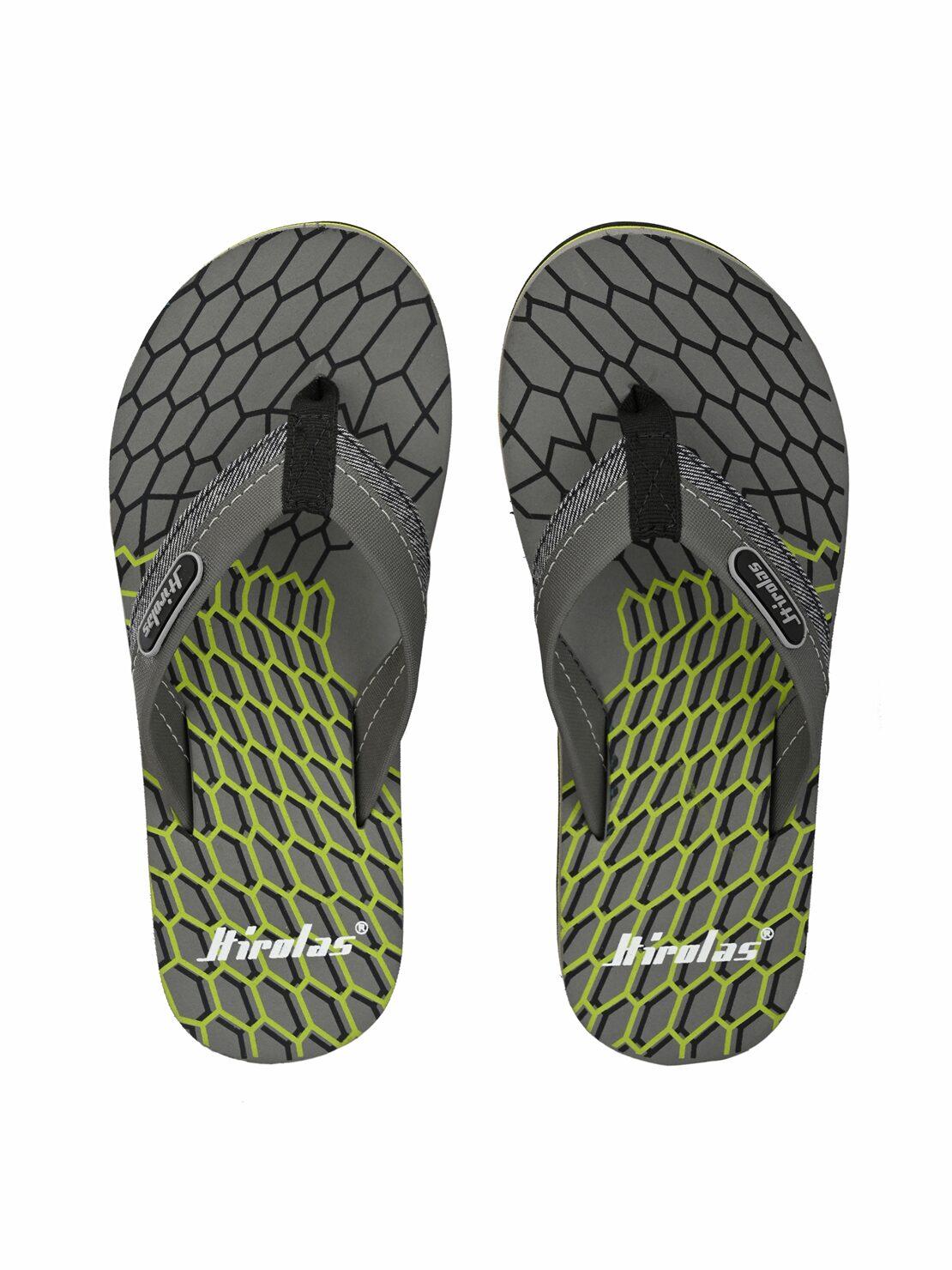 

Hirolas Men Grey Flip-Flops - 1 Pair