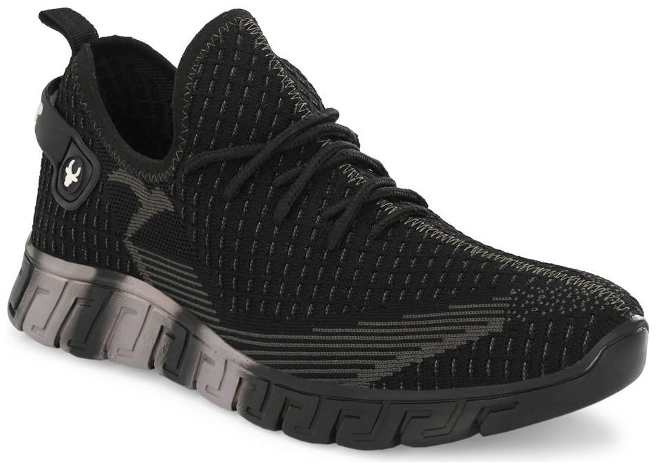 

Hirolas Men Running Shoes ( Black Grey )
