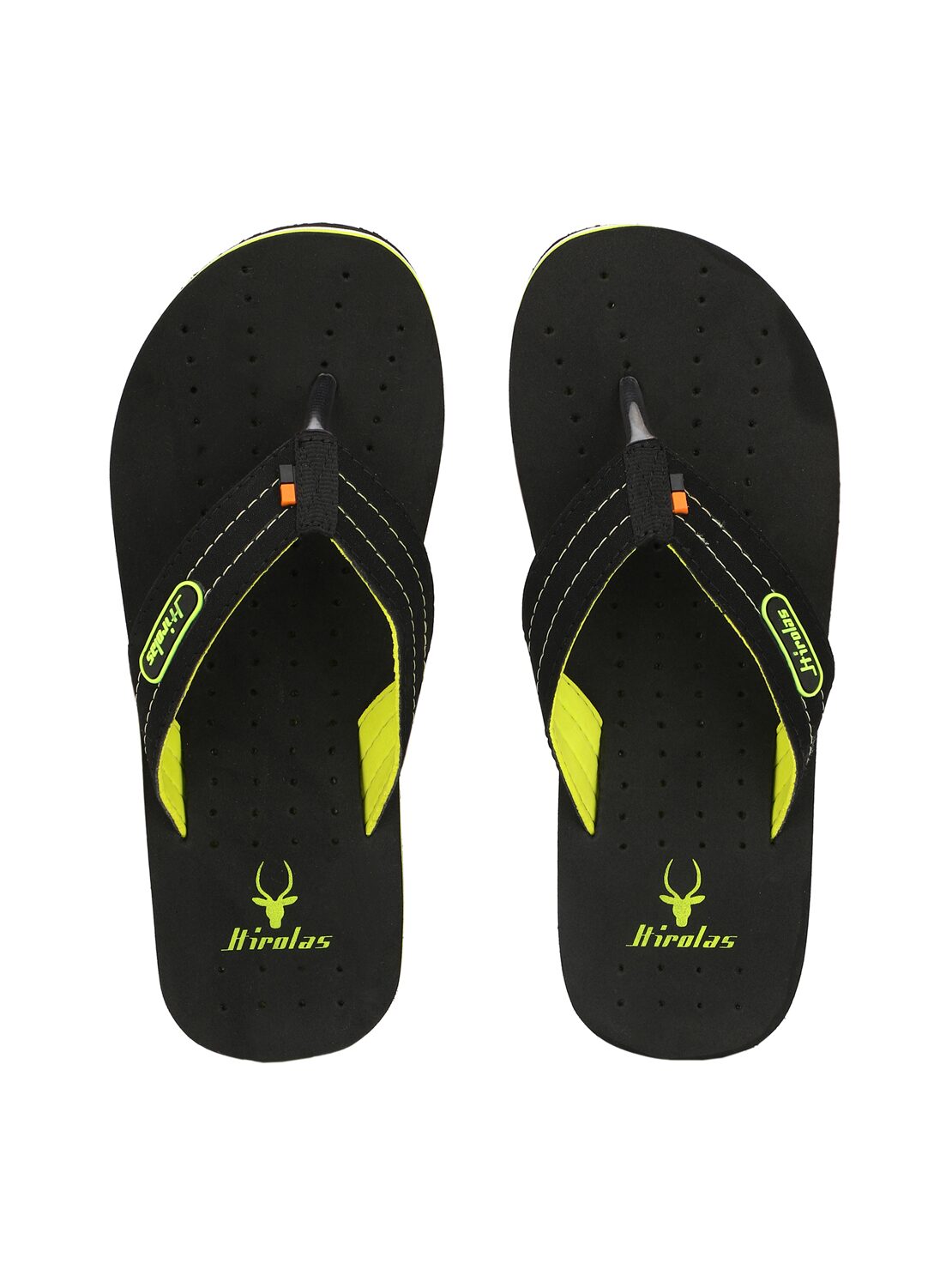 

Hirolas Men Black Flip-Flops - 1 Pair