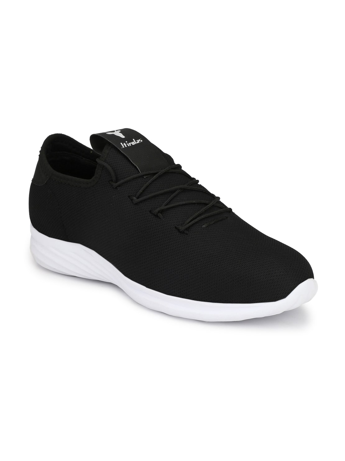 

Hirolas Men Walking Shoes ( Black )