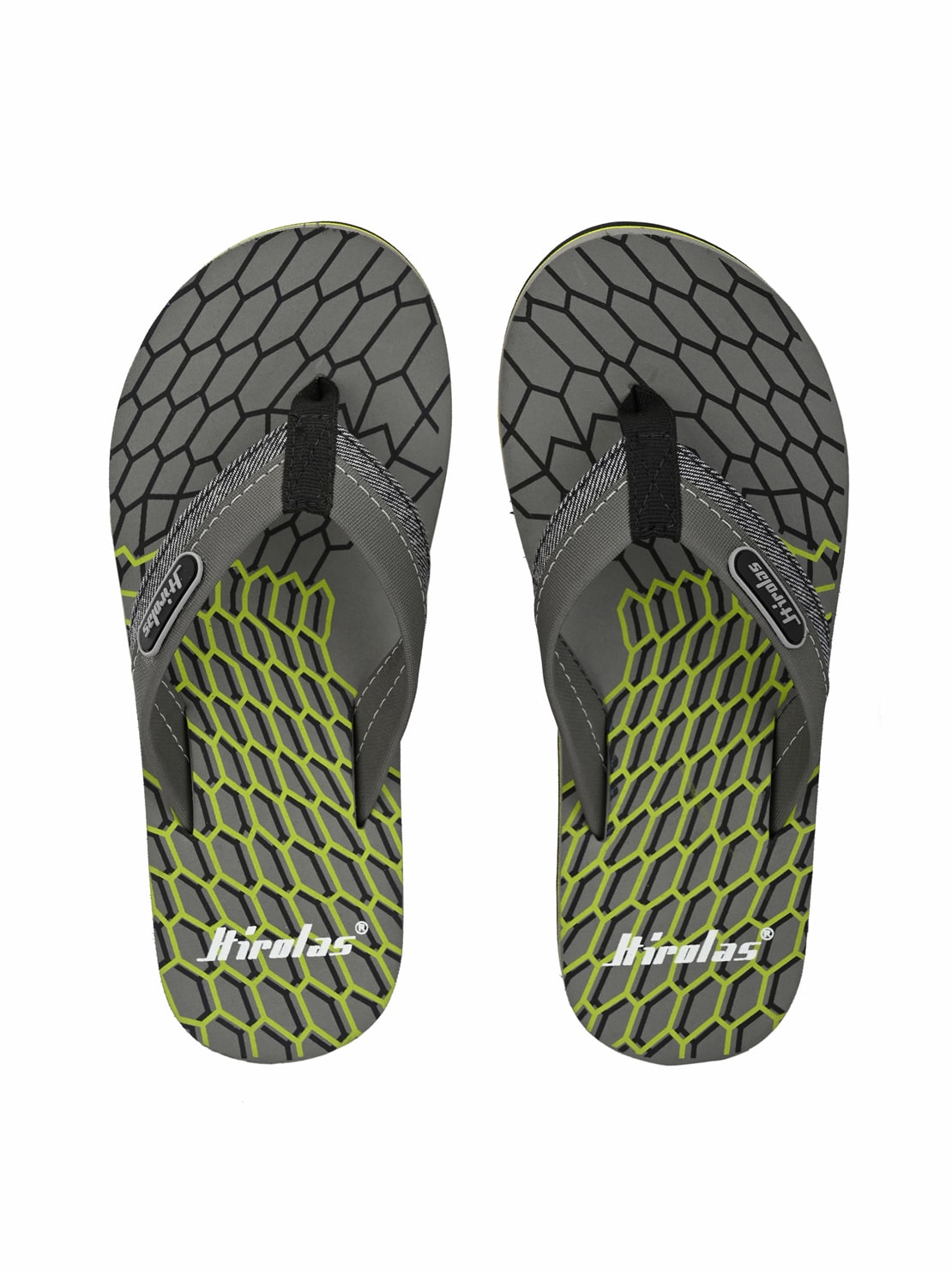 

Hirolas Men Grey Flip-Flops - 1 Pair
