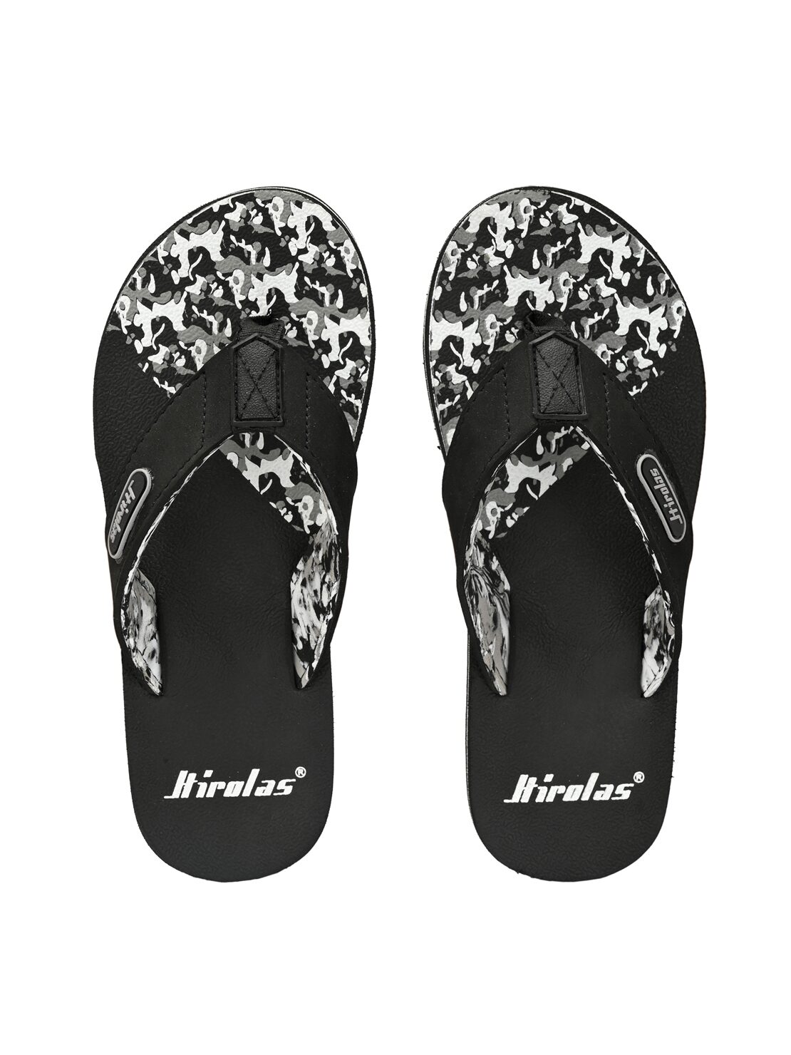 

Hirolas Men Black Flip-Flops - 1 Pair