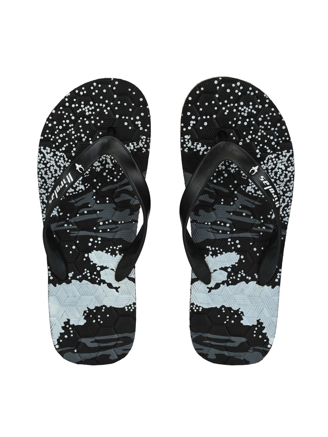 

Hirolas Men Black Flip-Flops - 1 Pair