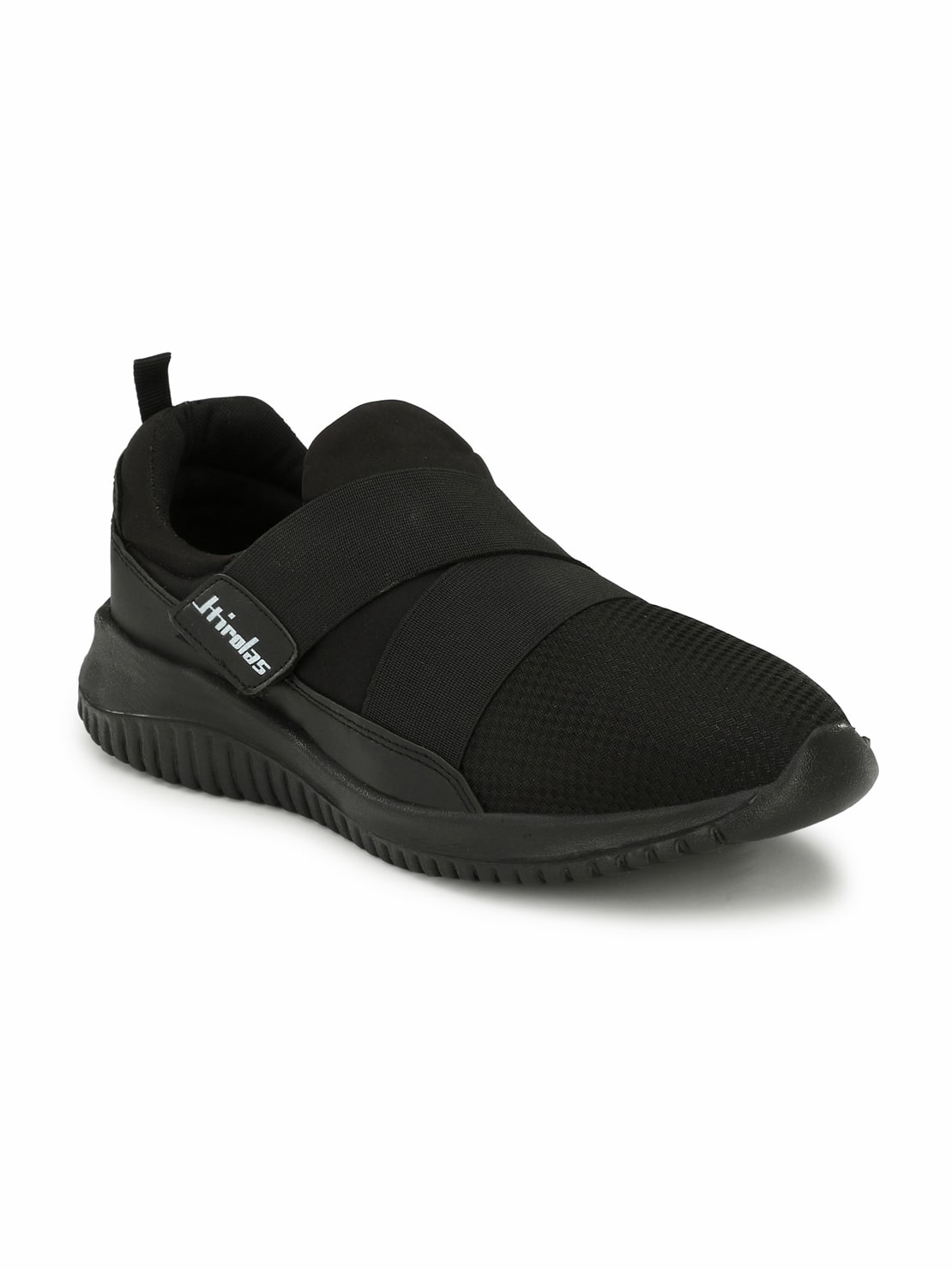 

Hirolas Men Walking Shoes ( Black )