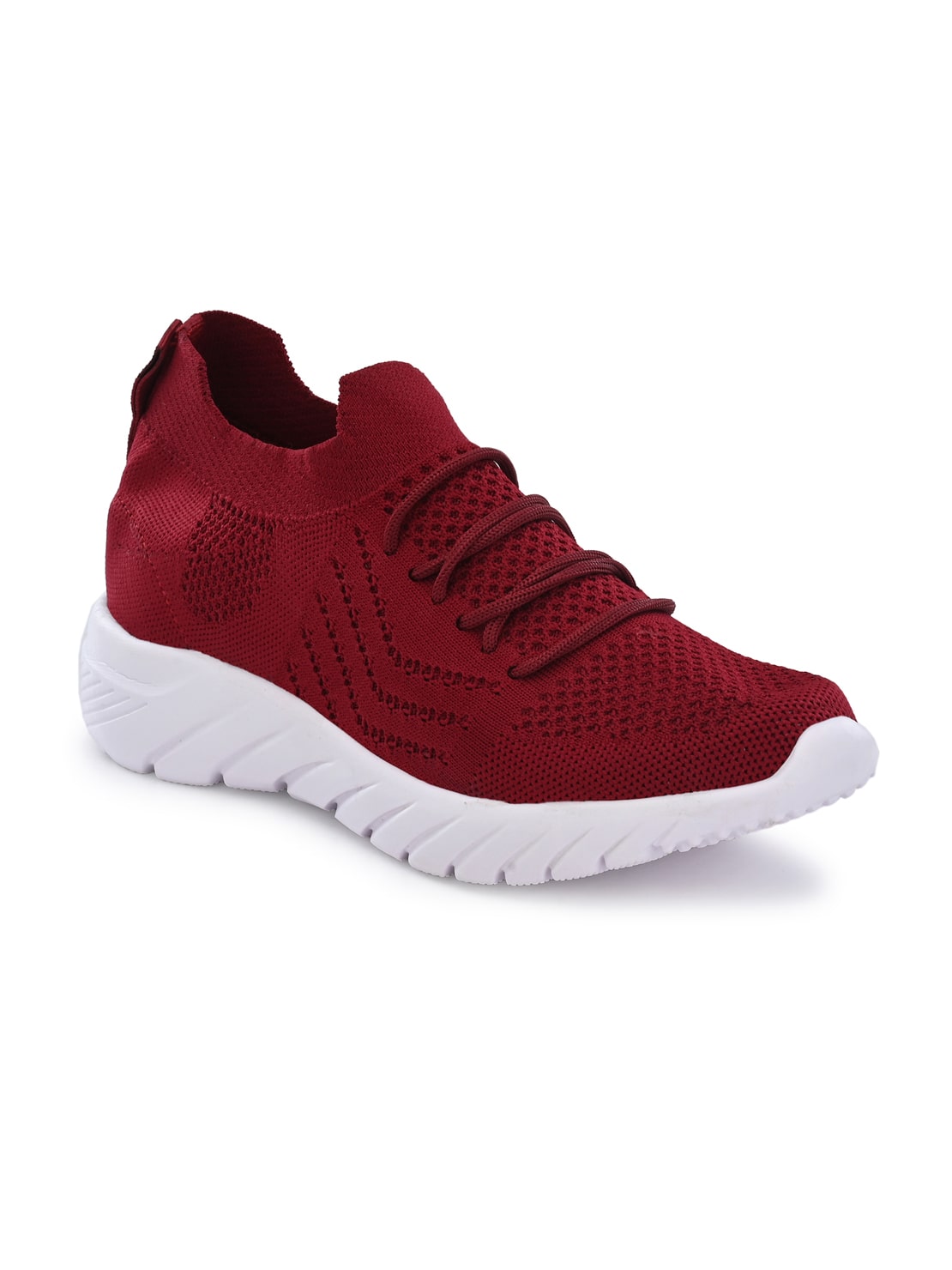 

Hirolas Women Walking Shoes ( Maroon )