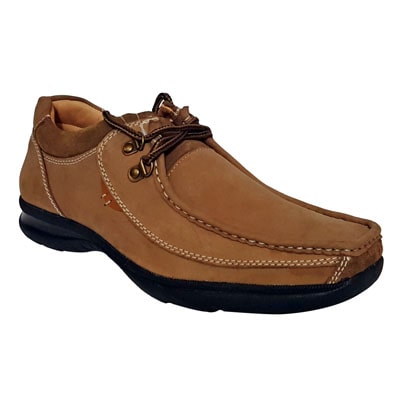 

Hitmax P-34 Genuine Leather Casual Shoes (Brown Size 10)