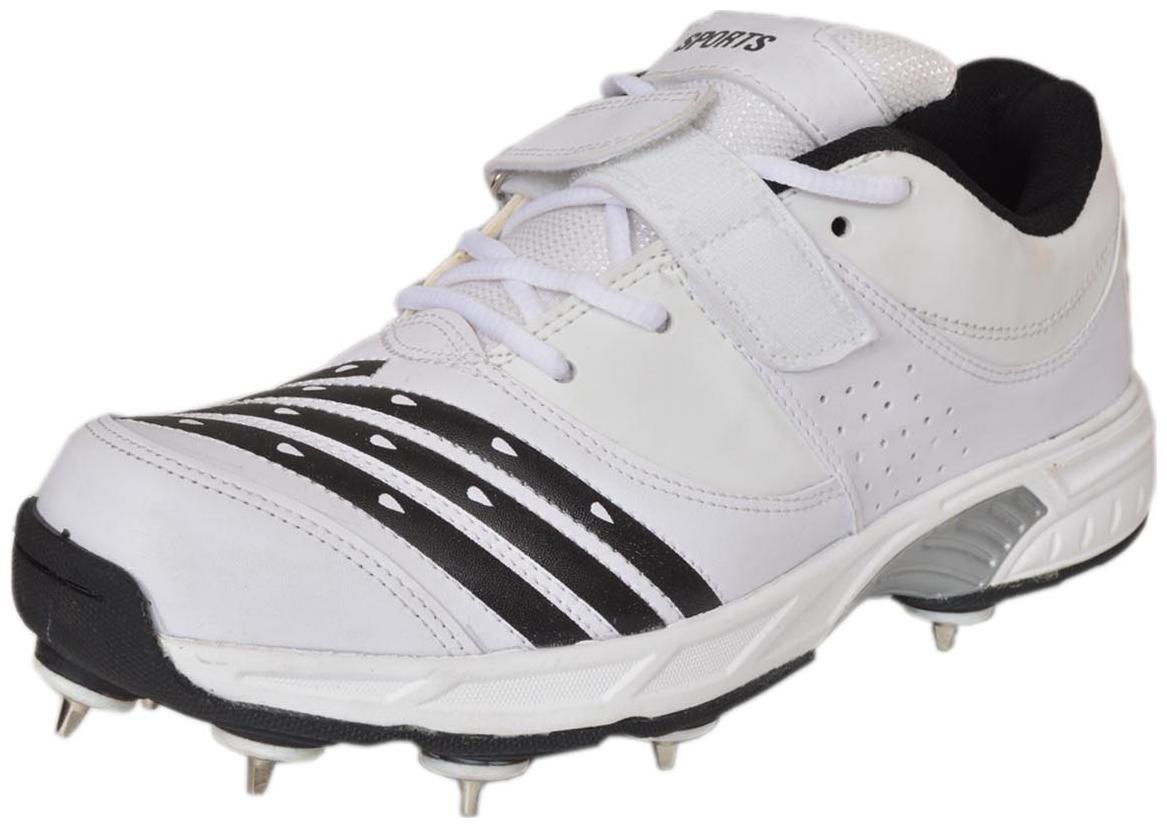 

Hitmax Sports 2018 Striker White Cricket Shoes Spikes