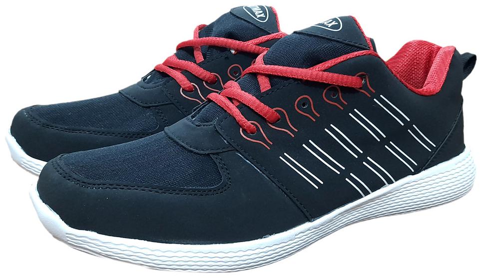 

Hitmax Unisex Hit-blackred-trend Running Shoes ( Black )