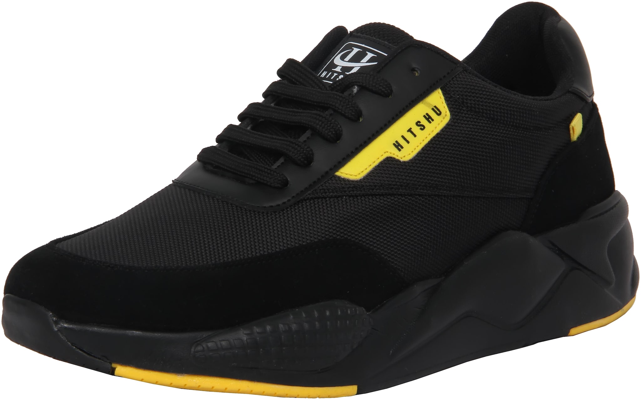 

HITSHU Men Black Casual Shoes - HS7102 9UK - 7102