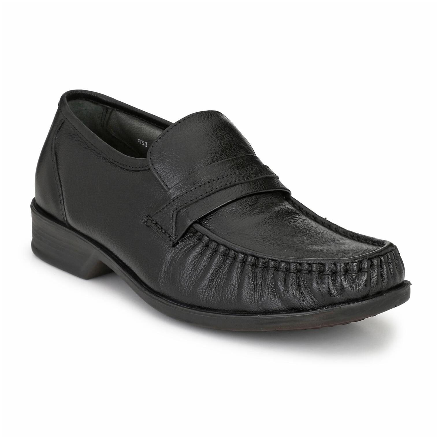 

Hitz Men Black Slip-On Formal Shoes - 1705