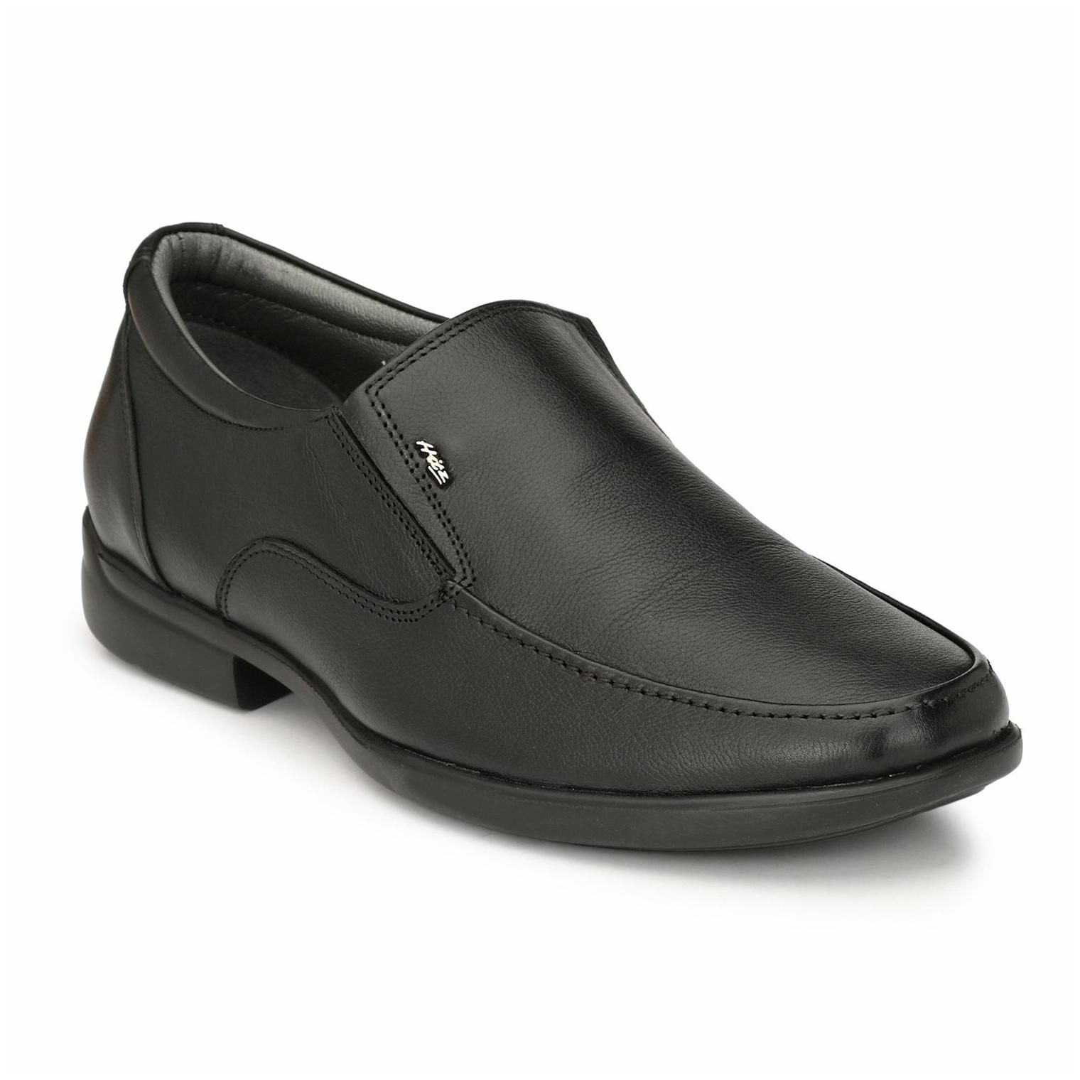 

Hitz Men Black Slip-On Formal Shoes - 4302-BLACK