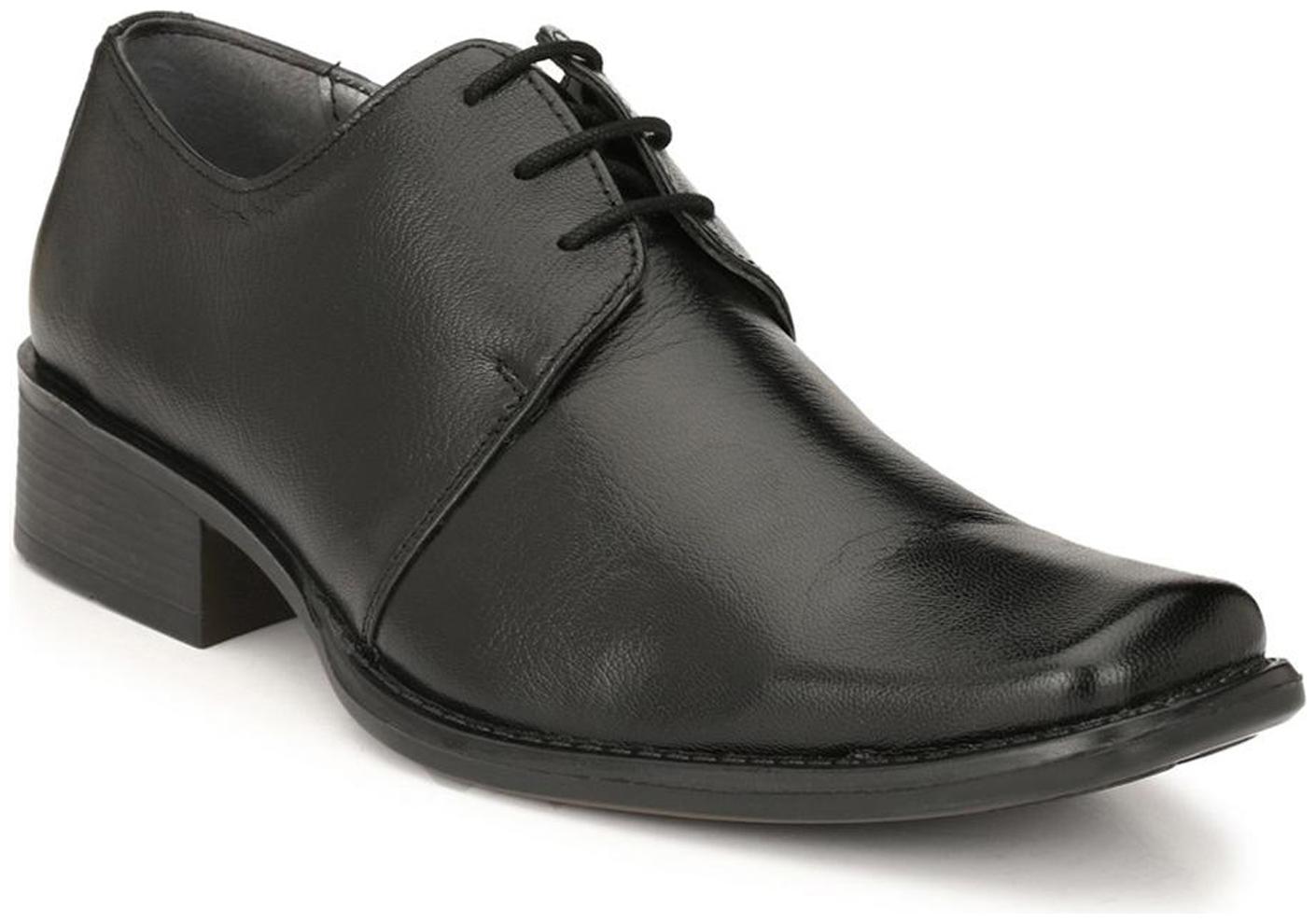

Hitz Men Black Derby Formal Shoes - 1436-BLACK