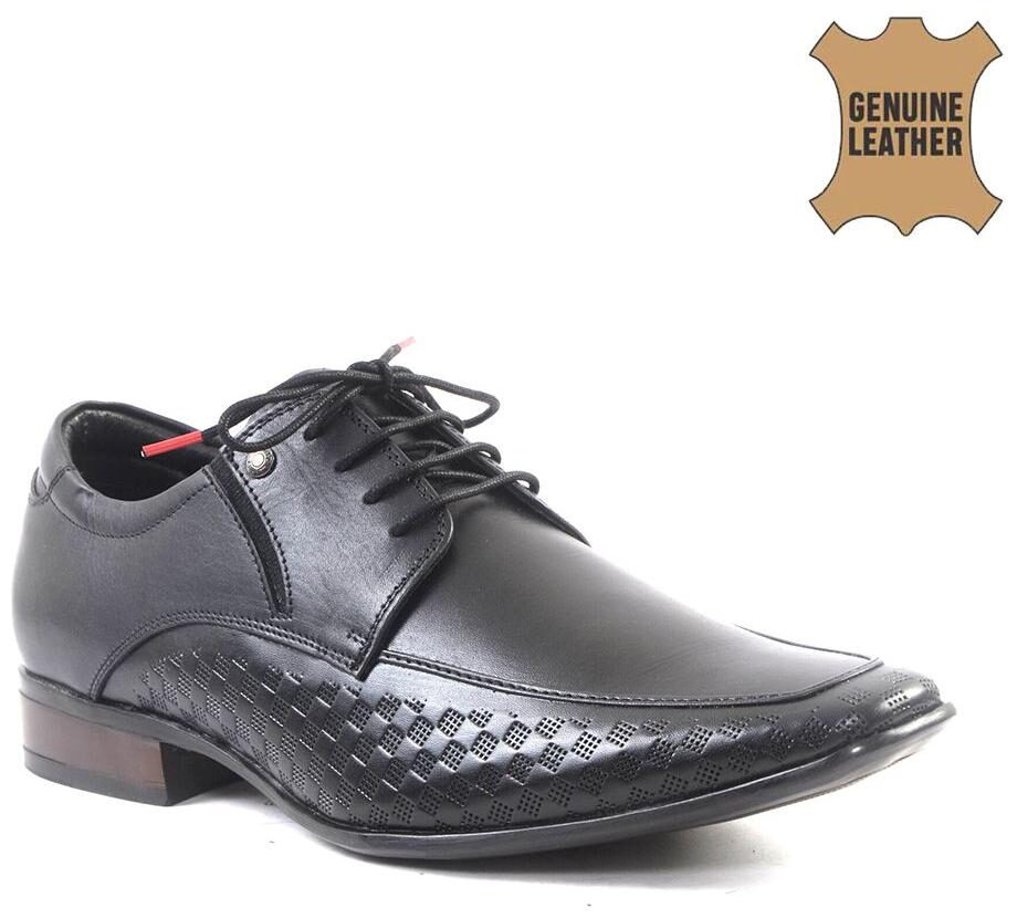 

Hitz Men Black Derby Formal Shoes