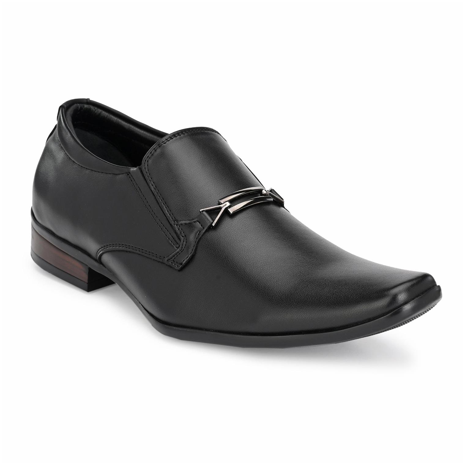 

Hitz Men Black Slip-On Formal Shoes - MS 8914-BLACK - MS 8914