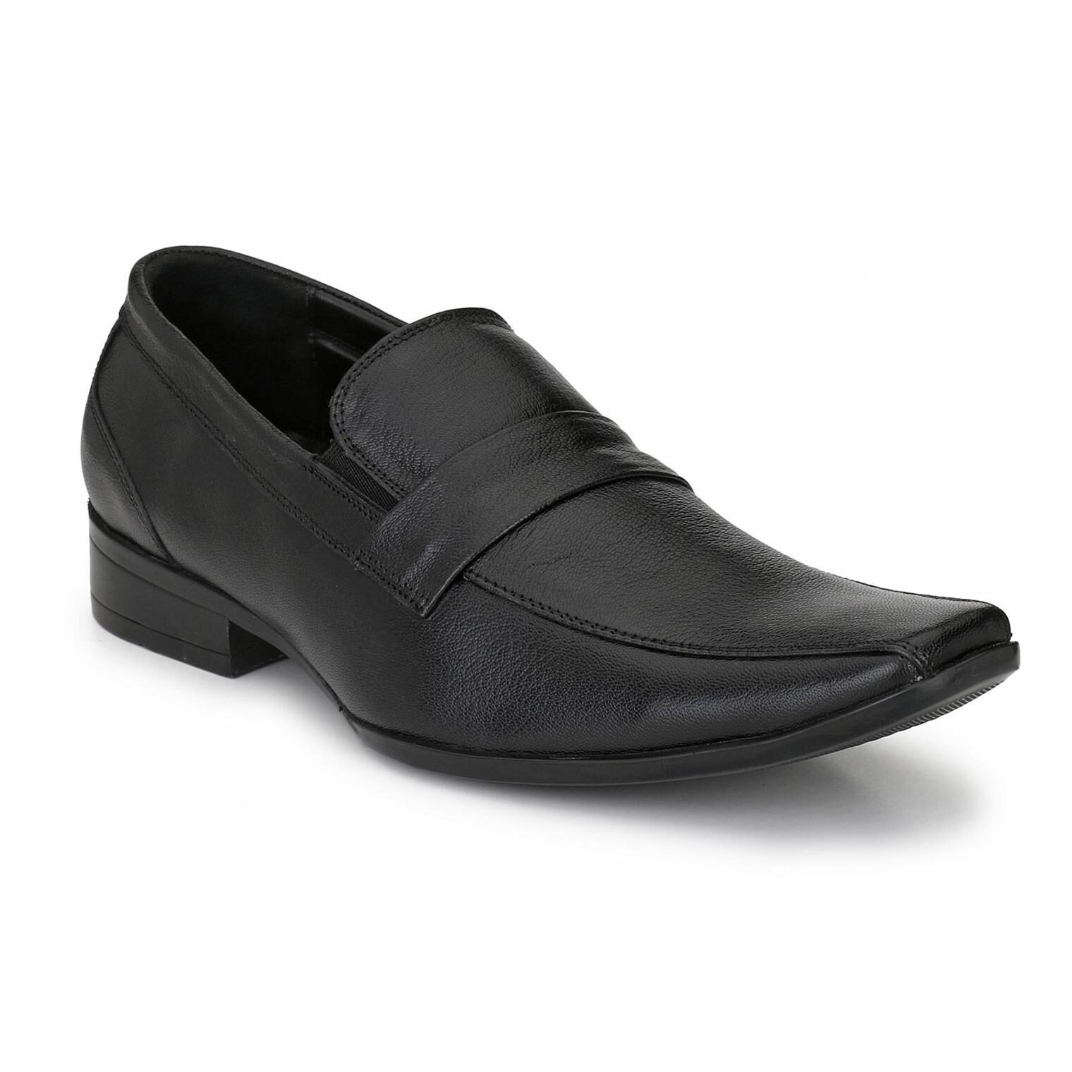 

Hitz Men Black Slip-On Formal Shoes - 2802