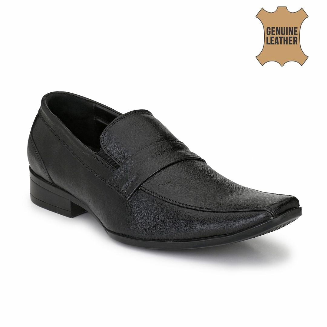 

Hitz Men Black Slip-On Formal Shoes - 2802