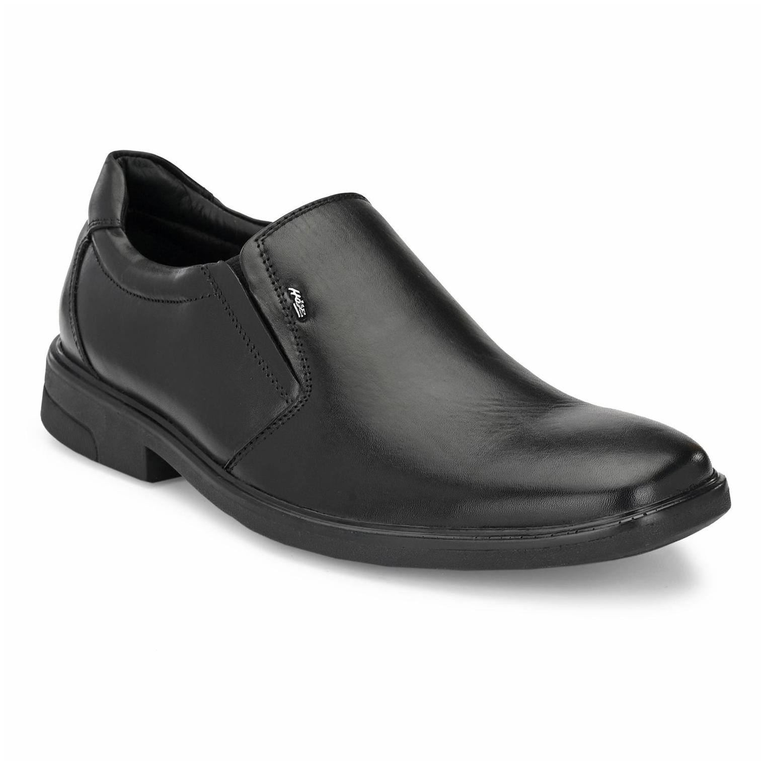 

Hitz Men Black Slip-On Formal Shoes - 1352