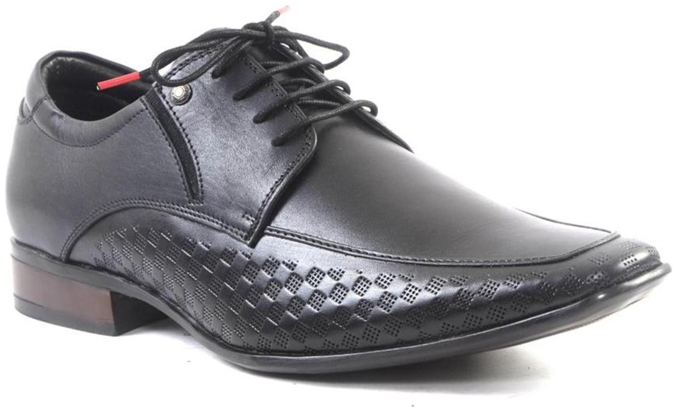 

Hitz Men Black Derby Formal Shoes