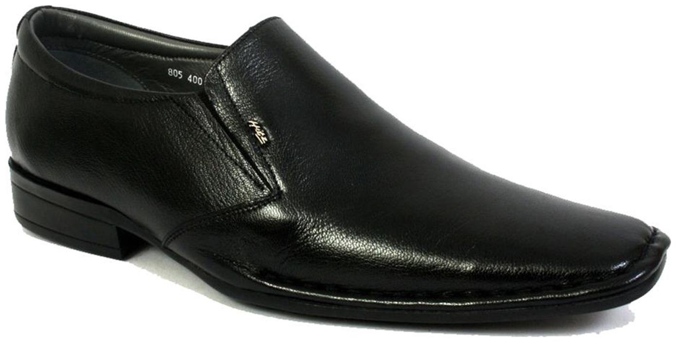 

Hitz Men Black Slip-On Formal Shoes
