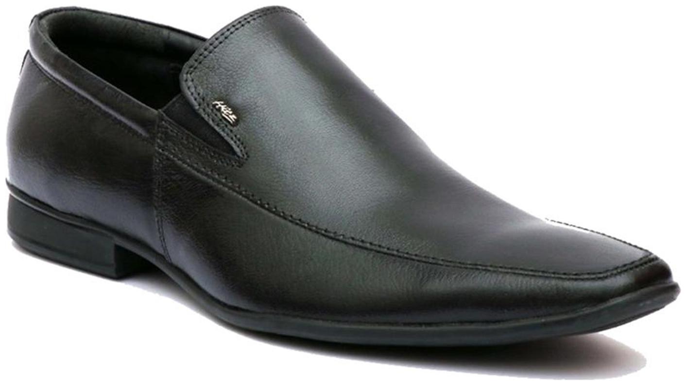 

Hitz Men Black Slip-On Formal Shoes