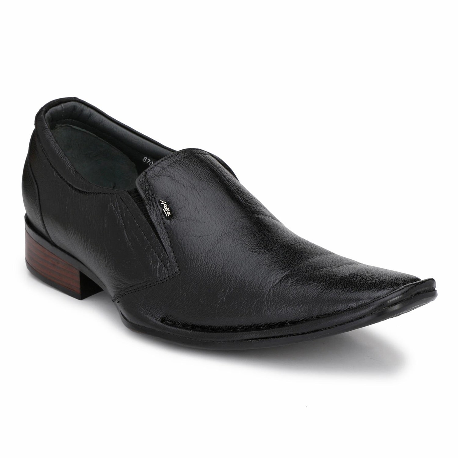 

Hitz Men Black Slip-On Formal Shoes - 5611-SHRINKIN