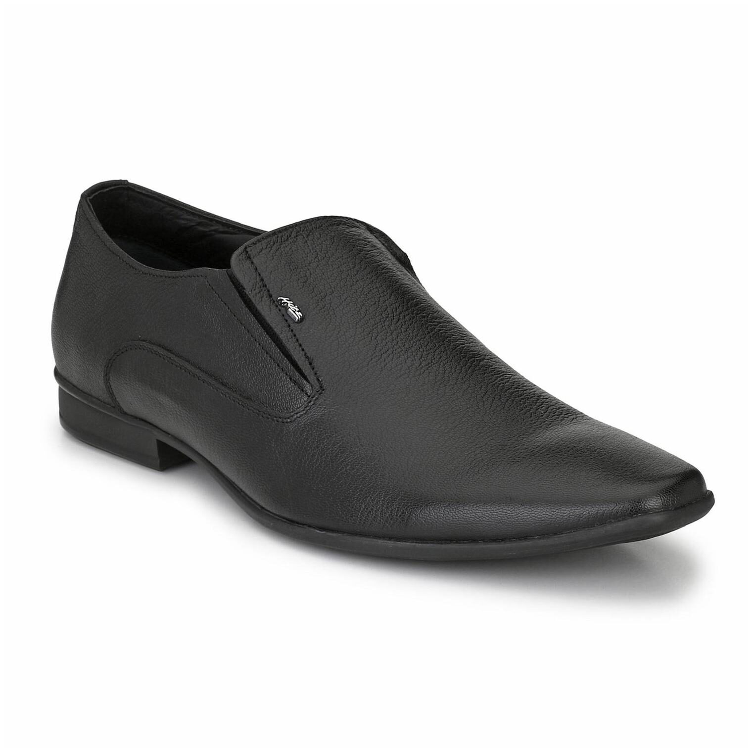 

Hitz Men Black Slip-On Formal Shoes - 5206