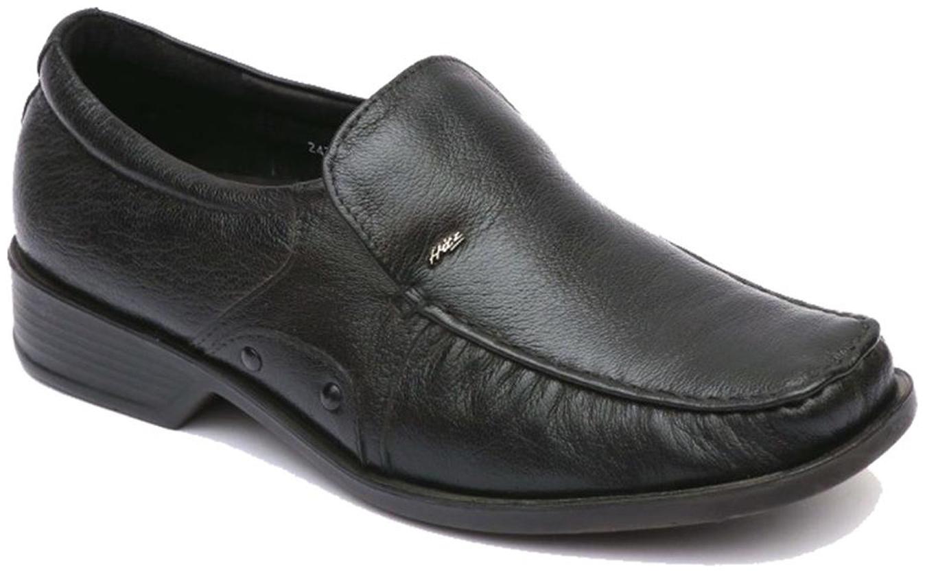 

Hitz Men Black Slip-On Formal Shoes - 1707-BLACK