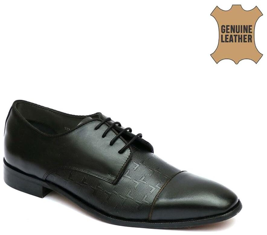 

Hitz Men Black Derby Formal Shoes - 7508-BLACK