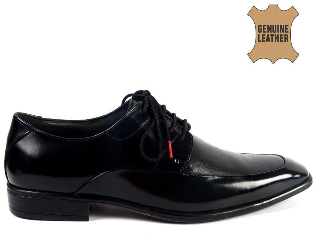 

Hitz Men Black Derby Formal Shoes