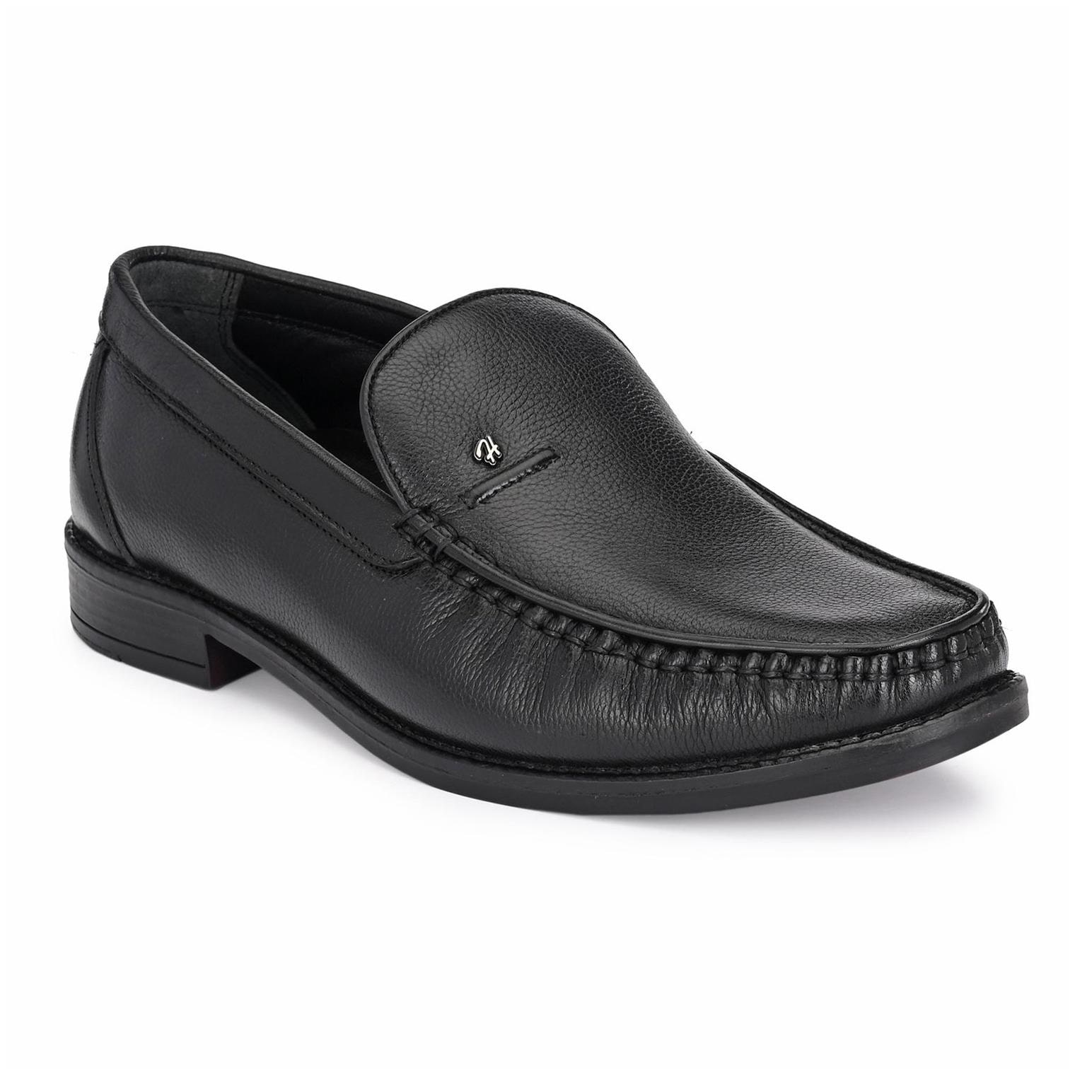 

Hitz Men Black Slip-On Formal Shoes - 4363