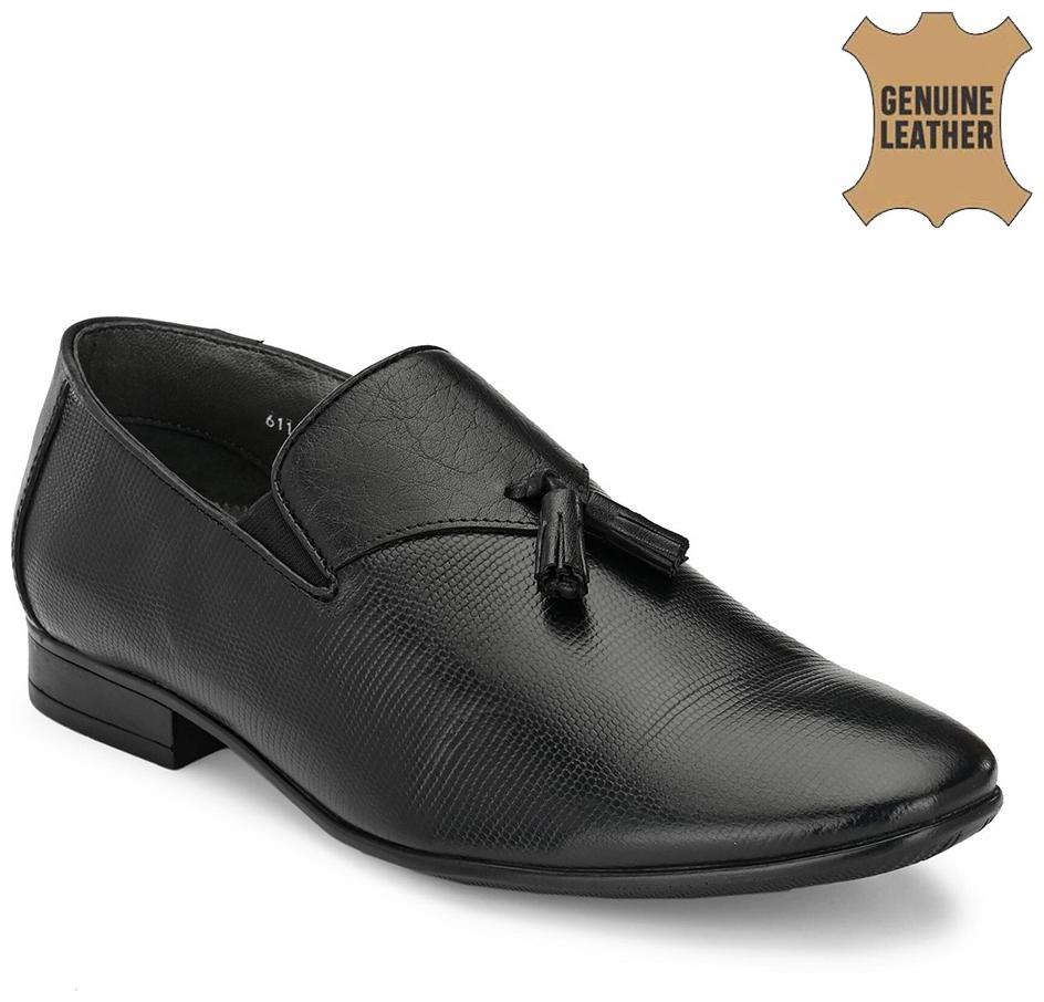 

Hitz Men Black Slip-On Formal Shoes - 7902