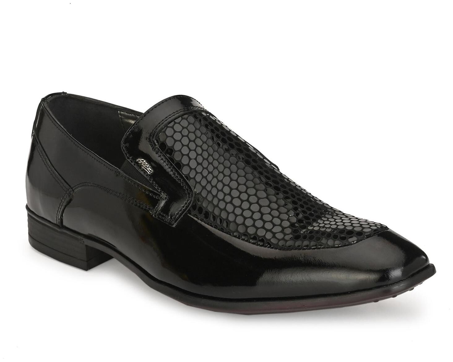 

Hitz Men Black Slip-On Formal Shoes - 7203-BLACK