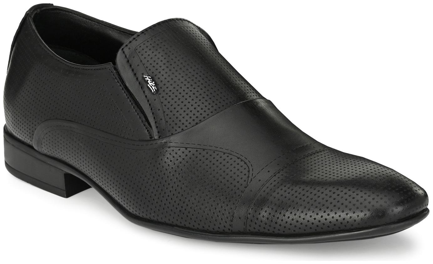 

Hitz Men Black Slip-On Formal Shoes - N 17-BLACK