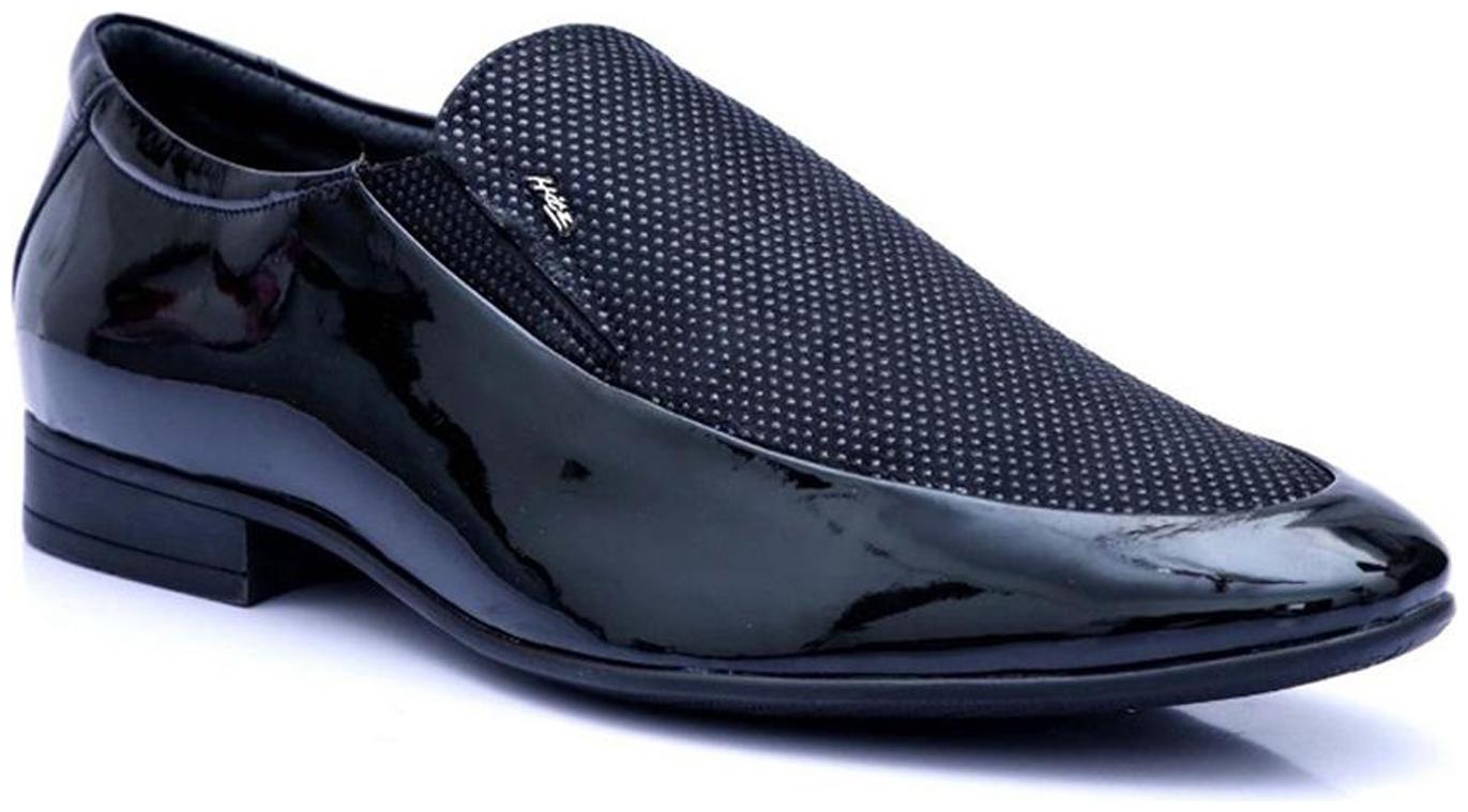 

Hitz Men Blue Slip-On Formal Shoes