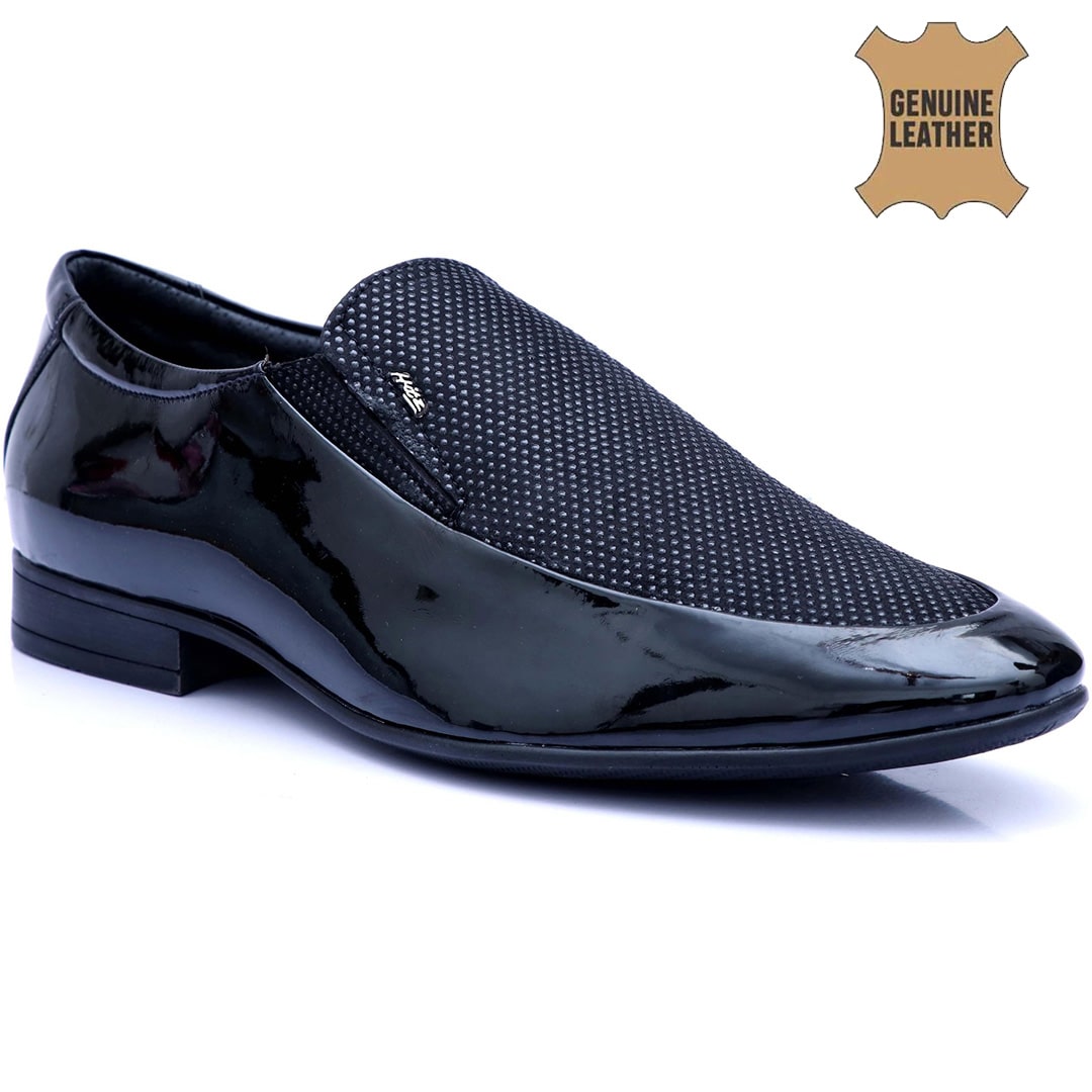 

Hitz Men Blue Slip-On Formal Shoes