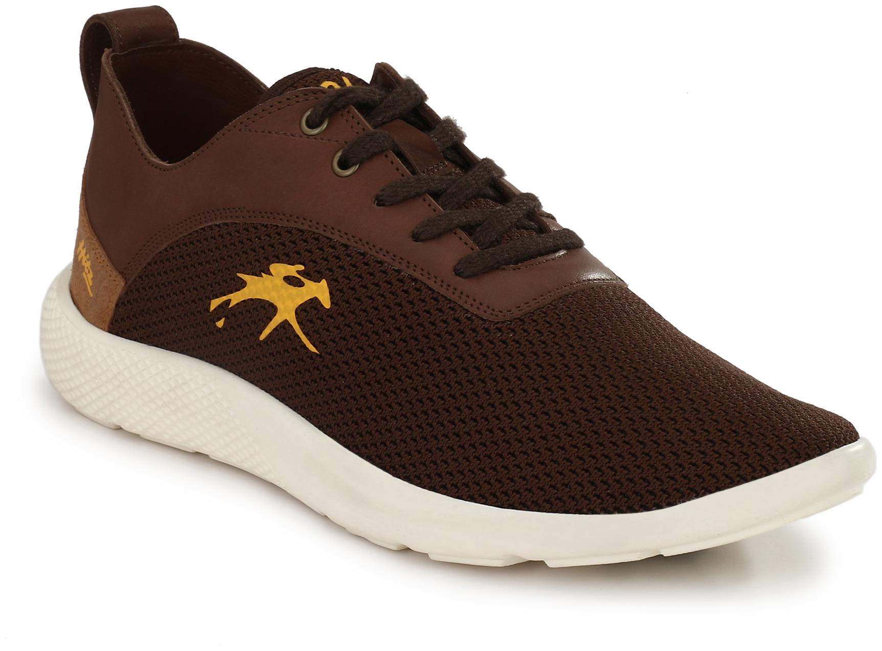 

Hitz Brown- Yellow Sport Running Shoe For Men s
