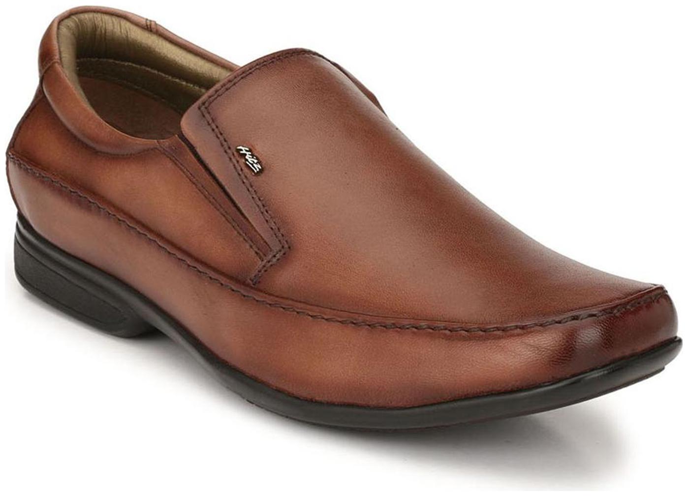 

Hitz Men Brown Slip-On Formal Shoes - R 5-BROWN