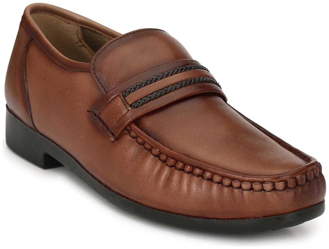 

Hitz Men Brown Slip-On Formal Shoes - 837-SHEEP
