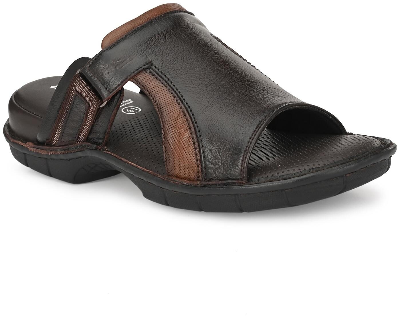 

Hitz Brown- Tan Slippers For Men s