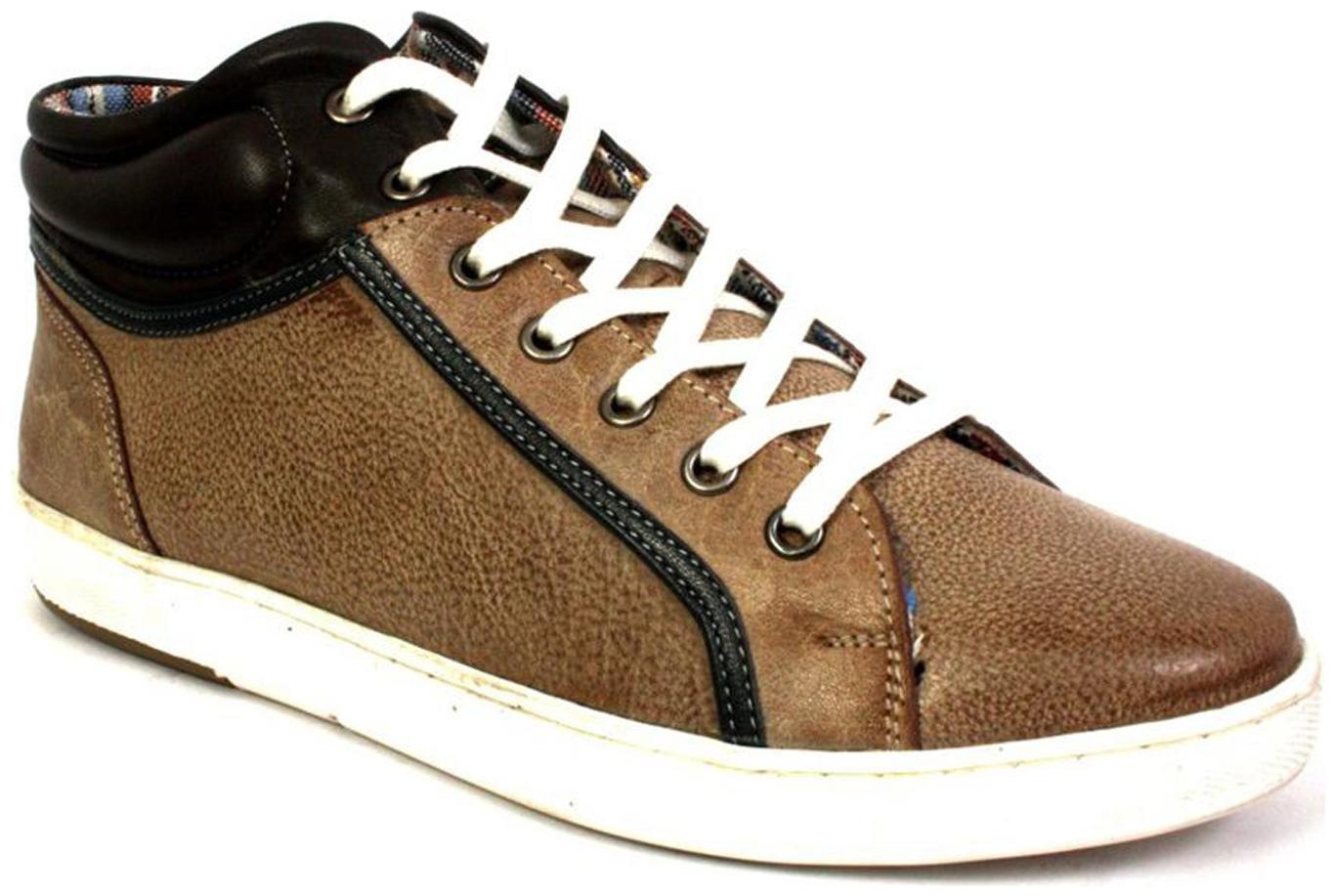 

Hitz Men Brown Classic Sneakers