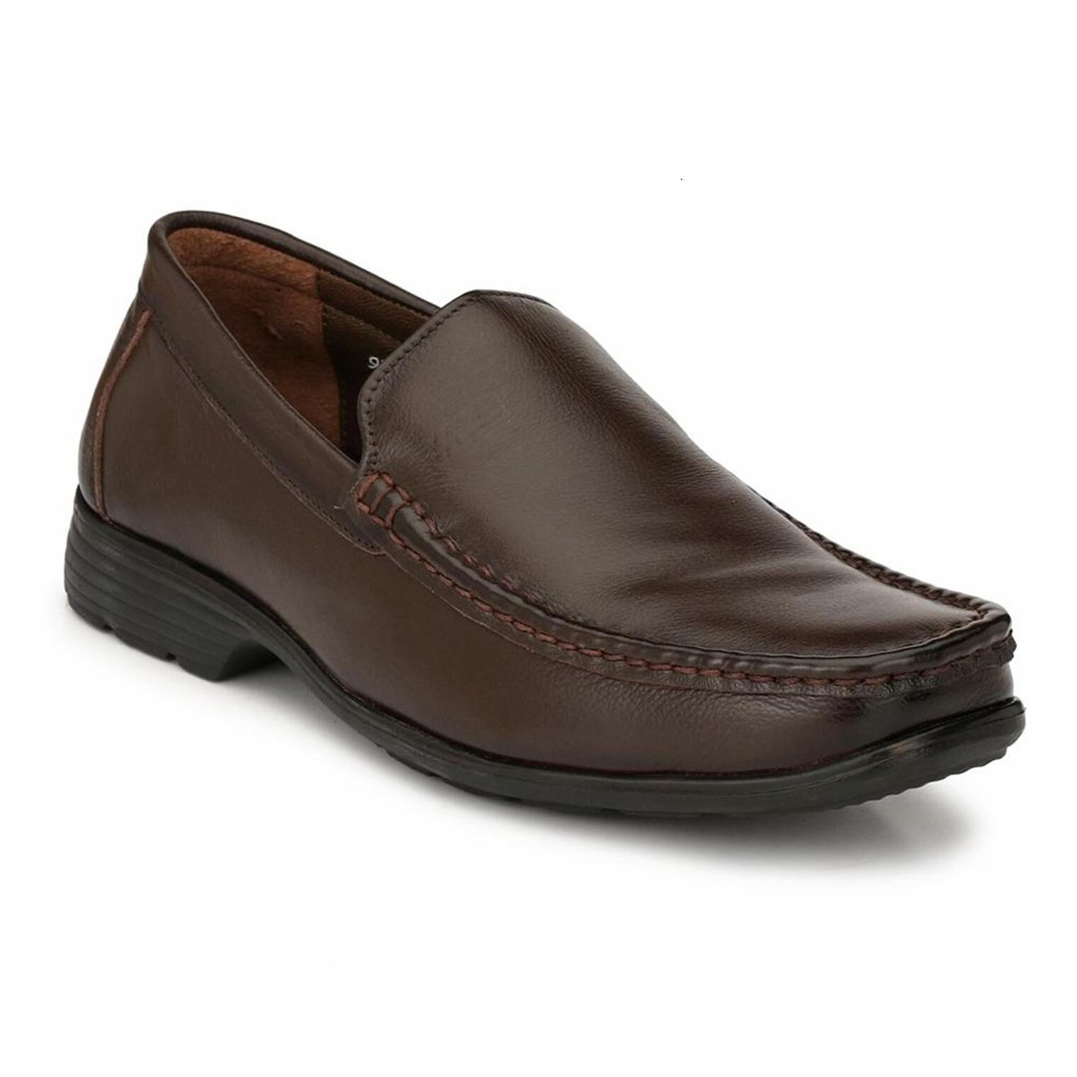 

Hitz Men Brown Slip-On Formal Shoes - R 180-BROWN