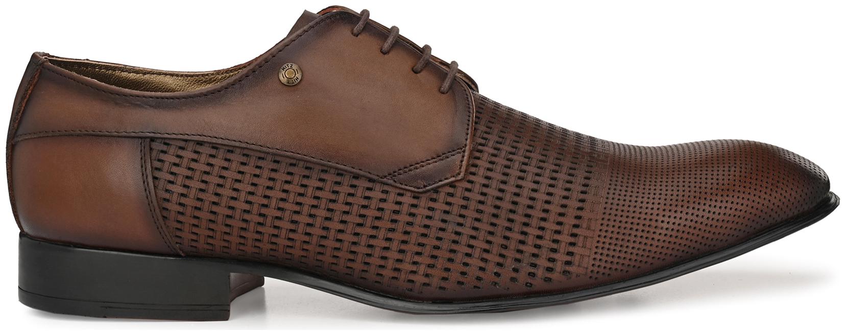 

Hitz Men Brown Derby Formal Shoes - 2102-BROWN