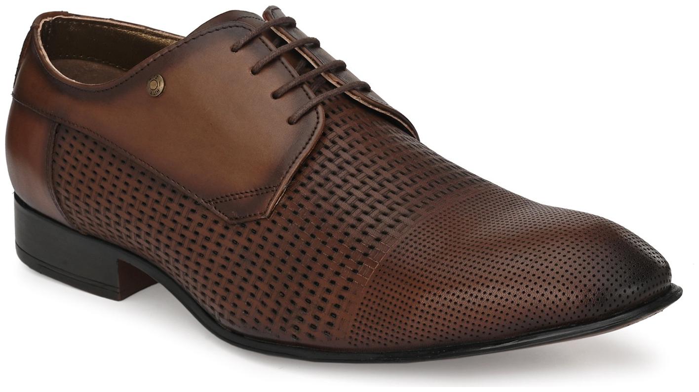 

Hitz Men Brown Derby Formal Shoes - 2102-BROWN