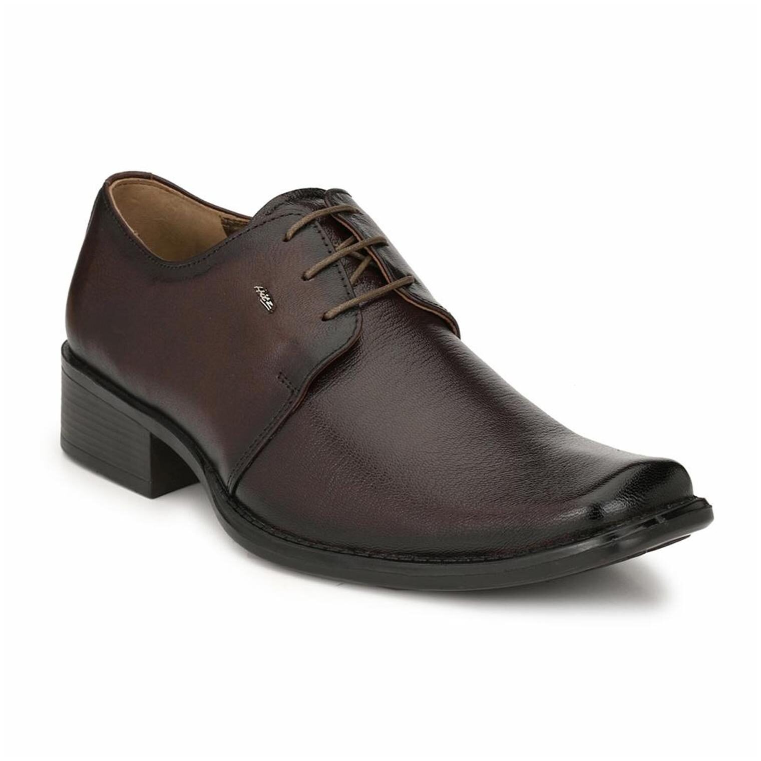 

Hitz Men Brown Derby Formal Shoes - 1436-TOTONE