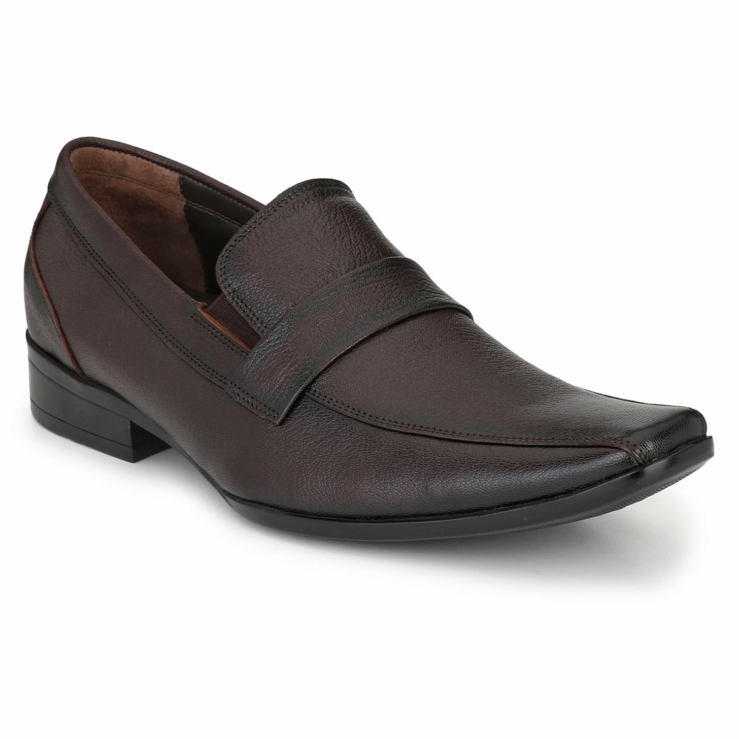 

Hitz Men Brown Slip-On Formal Shoes - 2802