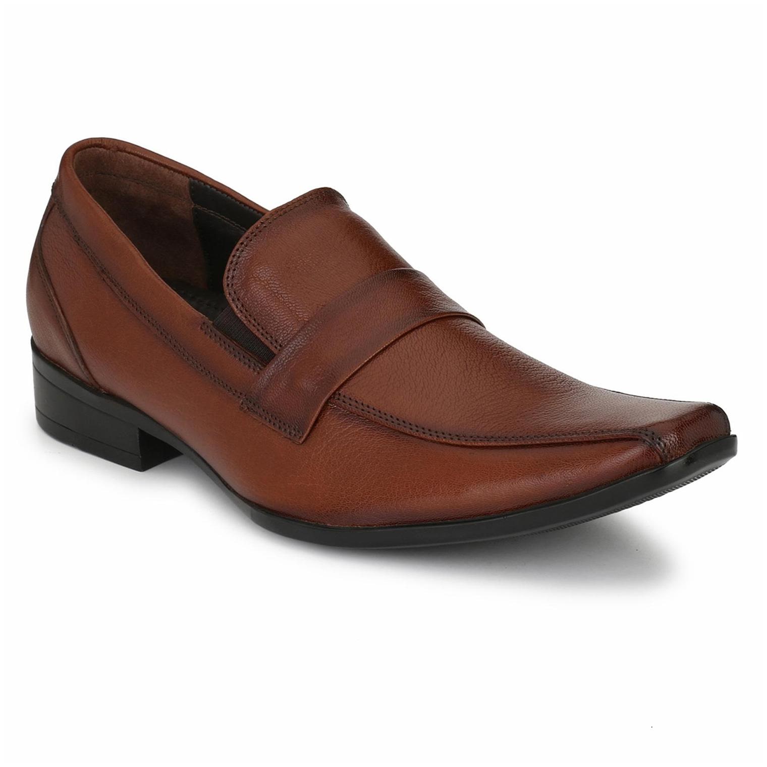 

Hitz Men Brown Slip-On Formal Shoes - 2802