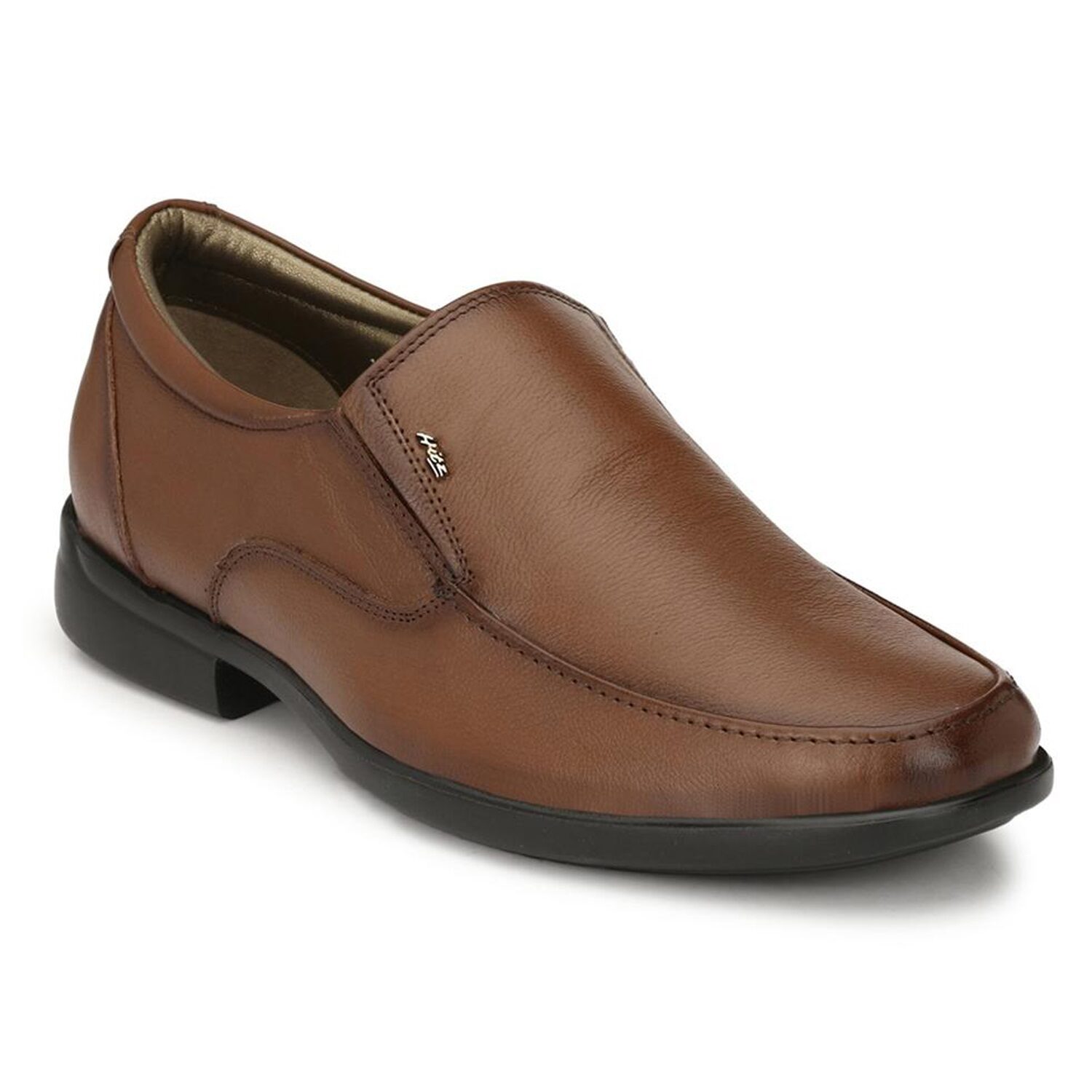 

Hitz Men Brown Slip-On Formal Shoes