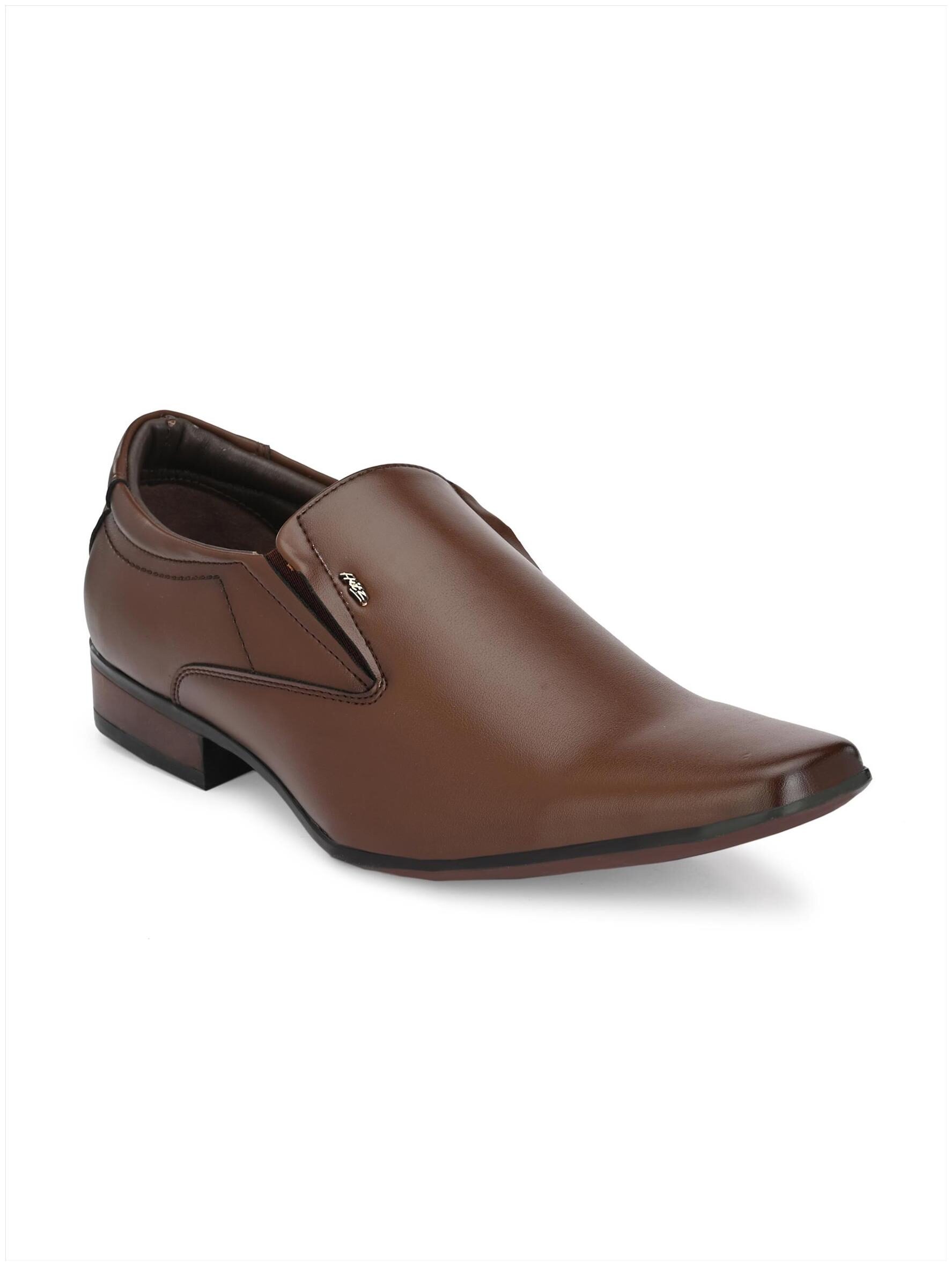 

Hitz Men Brown Slip-On Formal Shoes - MS 2906-BROWN - MS 2906