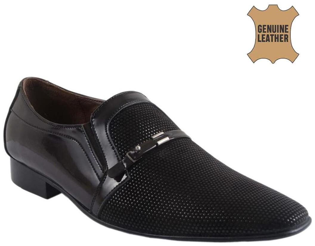 

Hitz Men Brown Slip-On Formal Shoes